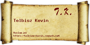 Telbisz Kevin névjegykártya