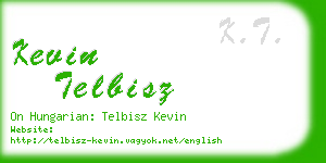 kevin telbisz business card